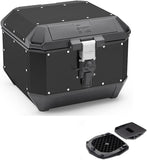 Top Case Kms44B + Rear Rack K'Mission Aluminium - Kappa Moto Compatible With Triumph Tiger 800 Xc - Xr (2018-2019)