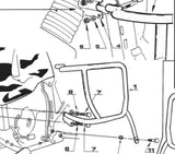 Paramotore - Kappa Moto Compatibile Con Honda Africa Twin 750 (1990-1992)