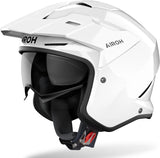 Casco Urban Per Moto Airoh Kombakt - Ko14 Thermoplastic Hrt Bianco Gloss Color Taglia L