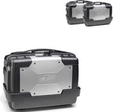 Top Case Kgr46 + Side-Cases Kgr33 + Side-Case Holder - Kappa Moto Compatible With Triumph Bonneville T100 (2017-2022)