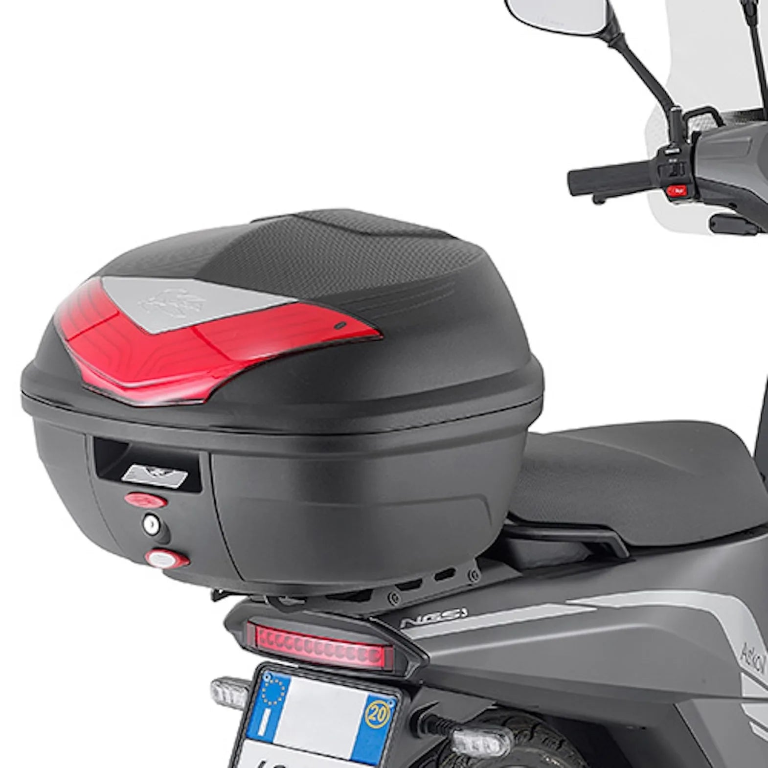 Attacco Posteriore Monolock - Kappa Moto Compatibile Con Askoll Ngs1 Ngs2 Ngs3 (2020-2023)