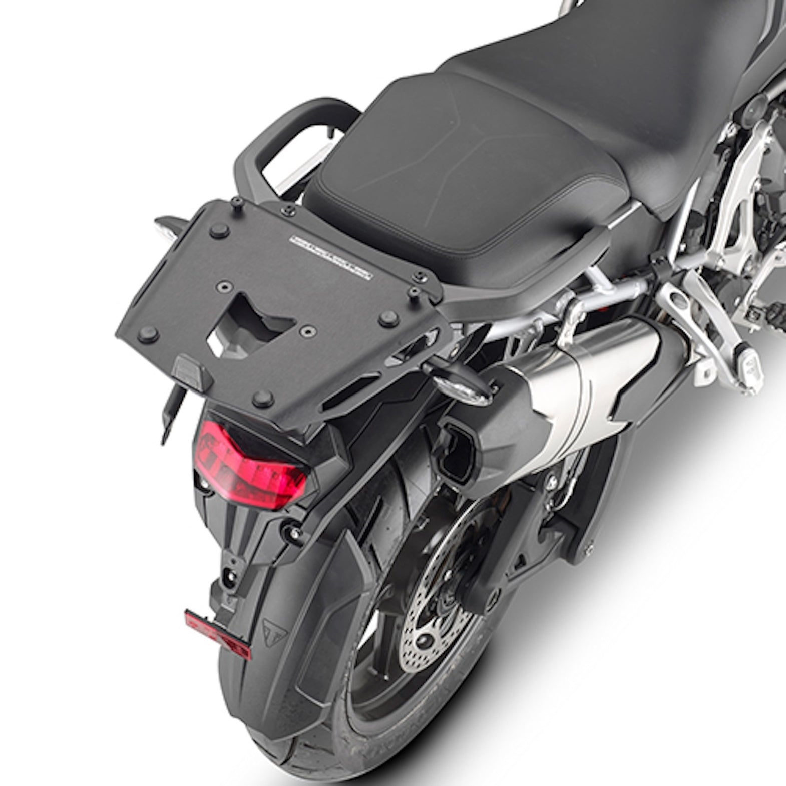 Rear Rack Aluminium Monokey Aluminium - Kappa Moto Compatible With Triumph Tiger 1200 Gt Explorer (2022-2023)