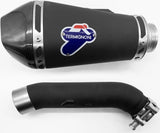 Terminale Di Scarico Con Omologazione Suono Relevance Acciaio Inox Nero Coppa Carbonio - Termignoni Compatibile Con Ktm Rc 250 (2020-2023)