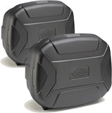 Valigie Laterali Kvc35N K’Vector Nero Monokey Kappa Moto Nero Taglia 35 + 35 Lt