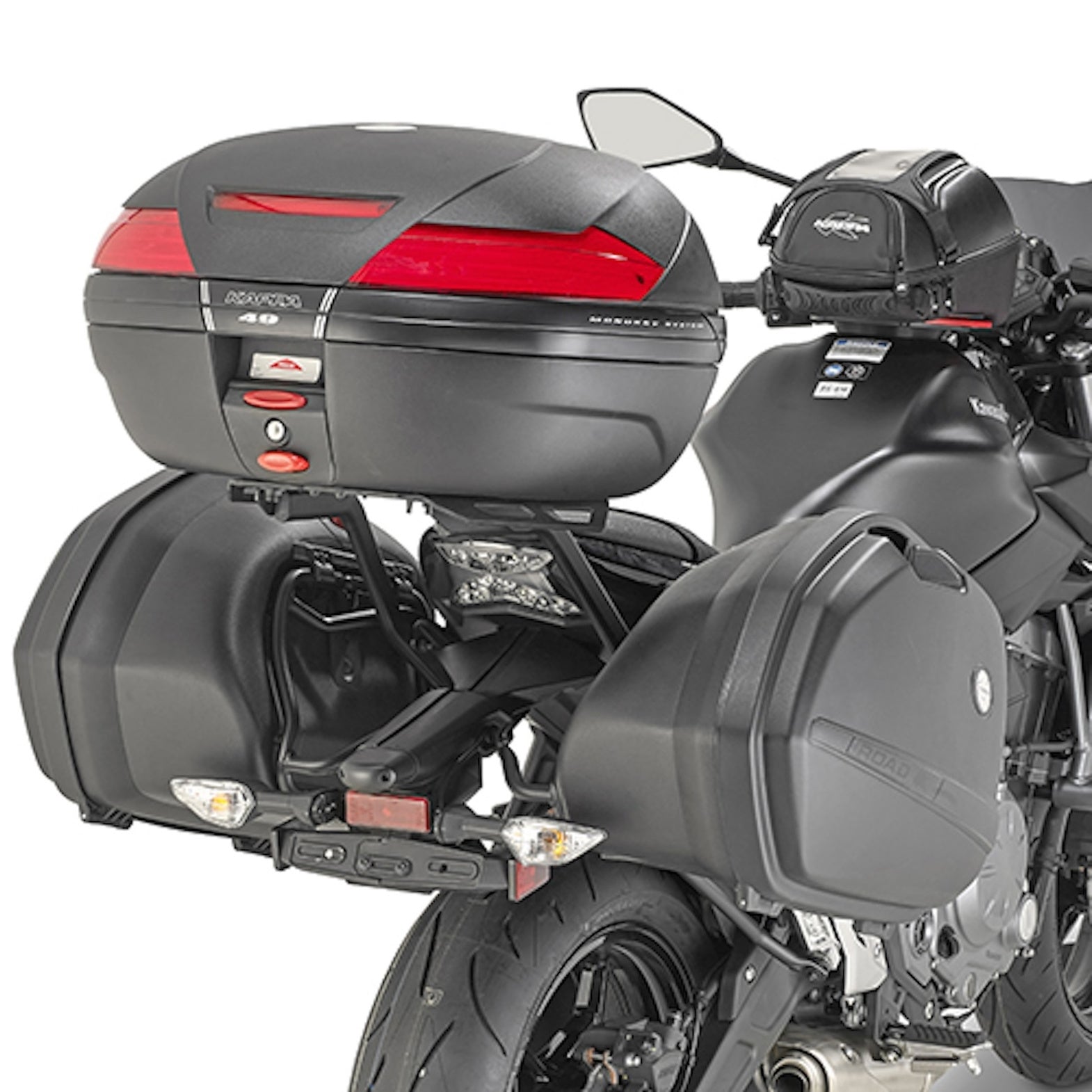Rear Rack Monokey - Kappa Moto Compatible With Kawasaki Z 650 (2017-2019)