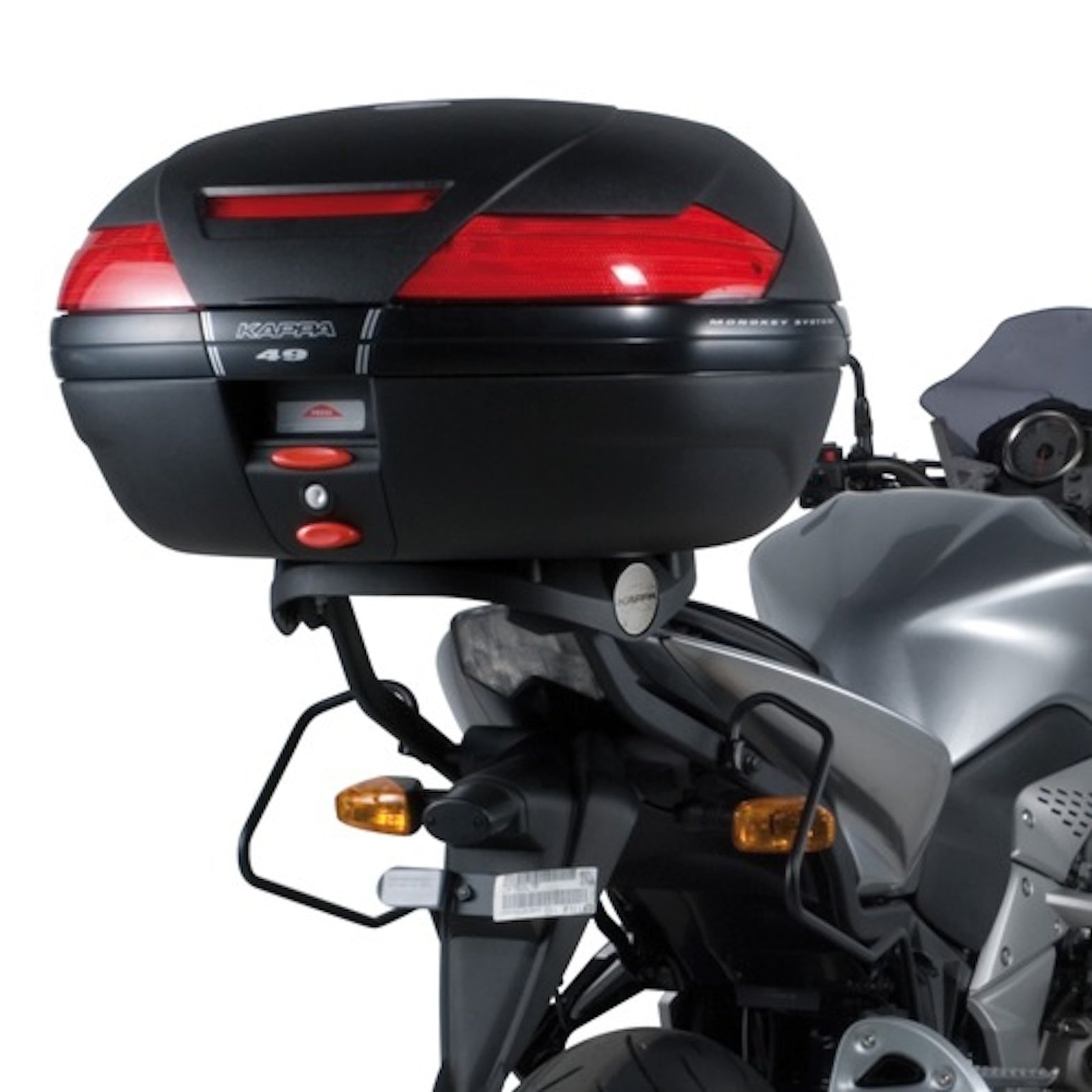 Rear Rack Monokey - Kappa Moto Compatible With Kawasaki Z 750 (2007-2014)