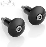 Couple Bar-End Plugs Ma531B - Rizoma Compatible With Suzuki V-Strom 650 Abs (2017-2019)