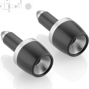 Couple Bar-End Plugs Ma532A - Rizoma Compatible With Kawasaki Z 650 (2017-2019)