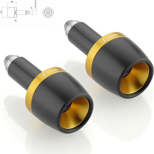 Couple Bar-End Plugs Ma532G - Rizoma Compatible With Kawasaki Z 650 (2017-2019)