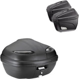 Valigia K47Nt + Valigie K22N + Attacco + Portavaligie - Kappa Moto Compatibile Con Honda Nc 750 X - Dct (2014-2015)