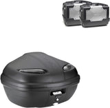 Top Case K47Nt + Side-Cases Kgr46 + Rapid Side-Case Holder - Kappa Moto Compatible With Yamaha Tracer 900 - Gt (2018-2020)