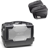 Valigia Kgr33 + Valigie K22N + Attacco + Portavaligie - Kappa Moto Compatibile Con Honda Nc 750 S (2016-2020)