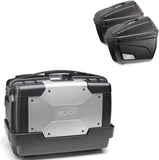 Valigia Kgr46 + Valigie K22N + Attacco + Portavaligie - Kappa Moto Compatibile Con Honda Nc 700 X (2012-2013)