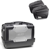 Top Case Kgr46 + Side-Cases K22N + Holder + Side-Case Holder - Kappa Moto Compatible With Honda Vfr 800 (1998-2001)