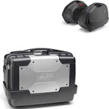Valigia Kgr46 + Valigie K33N + Attacco + Portavaligie - Kappa Moto Compatibile Con Honda Cbf 1000 - Abs (2006-2009)