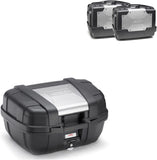 Valigia Kgr52 + Valigie Kgr46 + Attacco + Portavaligie - Kappa Moto Compatibile Con Honda Nc 700 X (2012-2013)