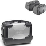 Top Case Kgr46 + Side-Bags Kmlw01 + Side-Case Holder - Kappa Moto Compatible With Yamaha Mt-07 (2018-2020)