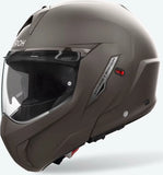 Casco Modulare Per Moto Airoh Mathisse Ii - Mth291 Thermoplastic Hrt Bronzo Matto Color Taglia Xs