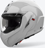Casco Modulare Per Moto Airoh Mathisse Ii - Mth298 Thermoplastic Hrt Cemento Grigio Gloss Color Taglia Xs
