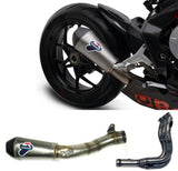 Impianto Di Scarico Completo Non Catalizzato E Con Omologazione Suono Relevance Full Titanio Ct Coppa Carbonio - Termignoni Compatibile Con Mv Agusta F3 800 (2012-2020)