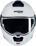 Flip-Up Travelling Motorcycle Helmet Nolan N90-3 White Classico 305 Size Xxs