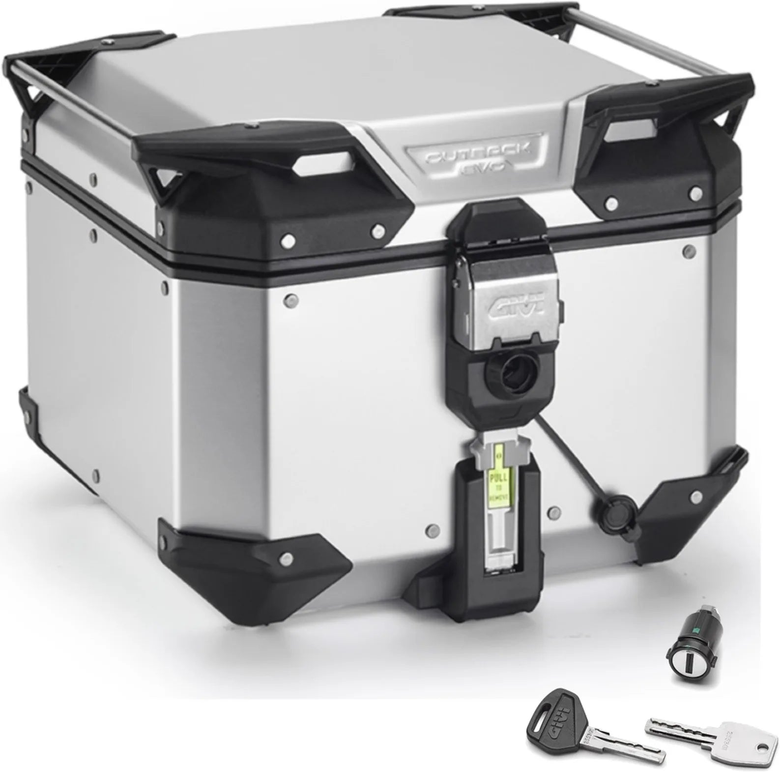 Bauletto Monokey Trekker Outback Evo Smart Alluminio Anodizzato 42 Lt 6Kg Trekker Outback Evo Smart Alluminio Anodizzato - Givi Compatibile Con Ktm 1290 Super Adventure T (2017)