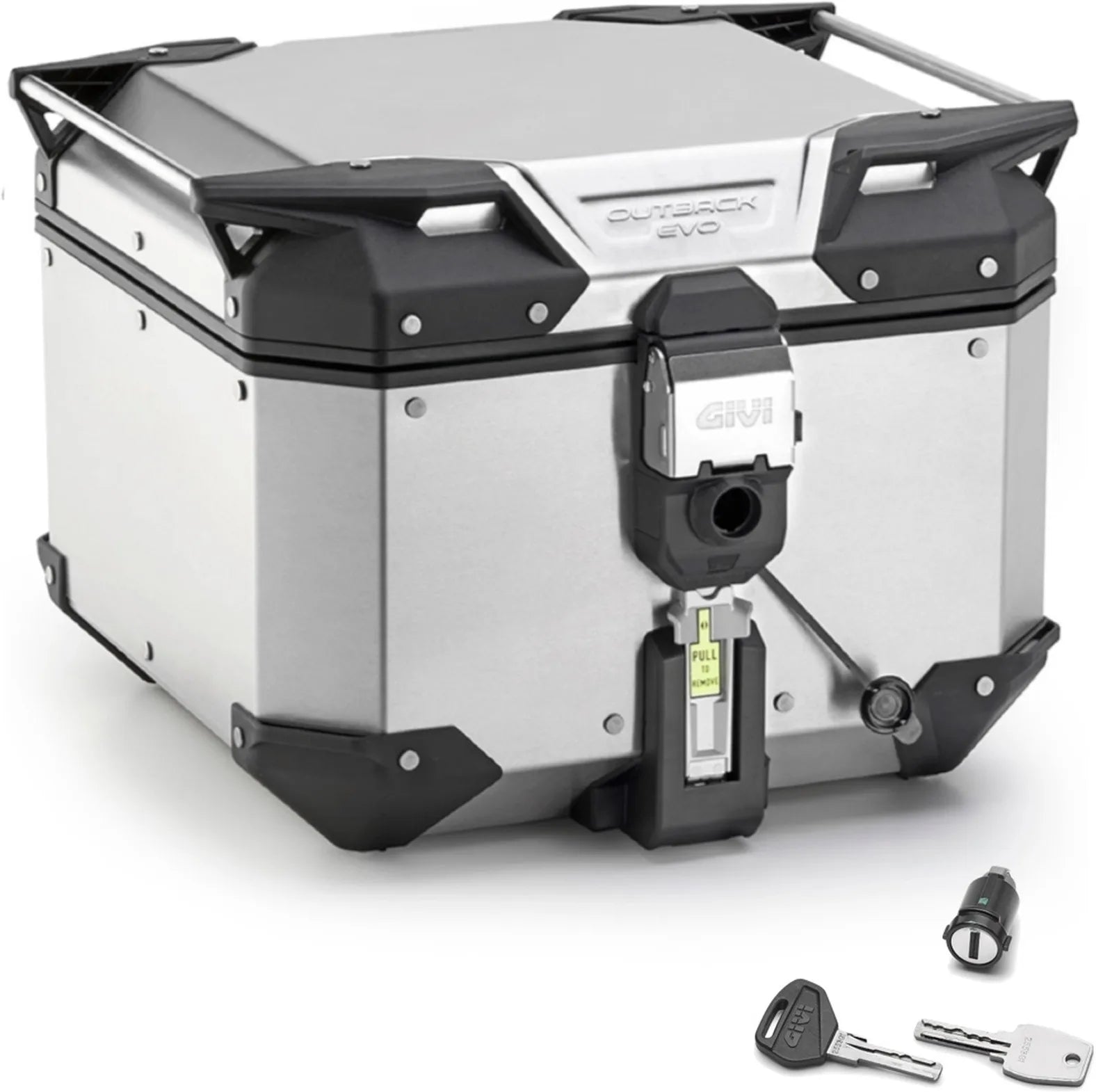 Bauletto Monokey Trekker Outback Evo Smart Alluminio 42 Lt Trekker Outback Evo Smart Alluminio - Givi Compatibile Con Ktm 390 Adventure (2020-2024)