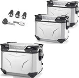 Trekker Outback Evo Smart Aluminium Top Case + Side Cases - 116 Lt Trekker Outback Evo Smart Aluminium - Givi Compatible With Honda X-Adv 750 (2025)