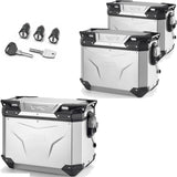 Bauletto + Valigie Laterali Trekker Outback Evo Smart Alluminio 130 Lt Trekker Outback Evo Smart Alluminio - Givi Compatibile Con Honda Crf 1100 L Africa Twin (2020-2023)