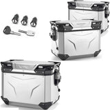 Bauletto + Valigie Laterali Trekker Outback Evo Smart Alluminio 138 Lt Trekker Outback Evo Smart Alluminio - Givi Compatibile Con Honda Cb 500 X (2019-2023)