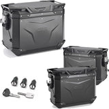 Bauletto + Valigie Laterali Trekker Outback Evo Smart Alluminio Nero Dx Scantonata 116 Lt Trekker Outback Evo Smart Alluminio - Givi Compatibile Con Benelli Trk 702 (2023-2024)