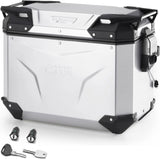 Valigia Laterale Destra Monokey Cam-Side Trekker Outback Evo Smart Alluminio Anodizzato + Serratura 44 Lt Givi Trekker Outback Evo Smart Alluminio Anodizzato Argento Taglia 44 Lt.