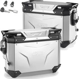 Valigie Laterali Monokey Cam-Side Trekker Outback Evo Smart Alluminio Anodizzato + Serratura 77 Lt Trekker Outback Evo Smart Alluminio Anodizzato - Givi Compatibile Con Ktm 790 Adventure R (2019-2020)
