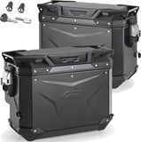 Valigie Laterali Monokey Cam-Side Trekker Outback Evo Smart Alluminio Nero + Serratura 84 Lt Trekker Outback Evo Smart Alluminio - Givi Compatibile Con Ktm 790 Adventure (2023-2025)