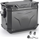 Valigia Laterale Sinistra Monokey Cam-Side Trekker Outback Evo Smart Alluminio Nero + Serratura 48 Lt Givi Trekker Outback Evo Smart Alluminio Nero Taglia 48 Lt.