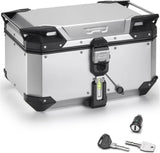 Bauletto Monokey Trekker Outback Evo Smart Alluminio Anodizzato 58 Lt 6Kg Trekker Outback Evo Smart Alluminio Anodizzato - Givi Compatibile Con Ktm 1050 Adventure (2015-2016)