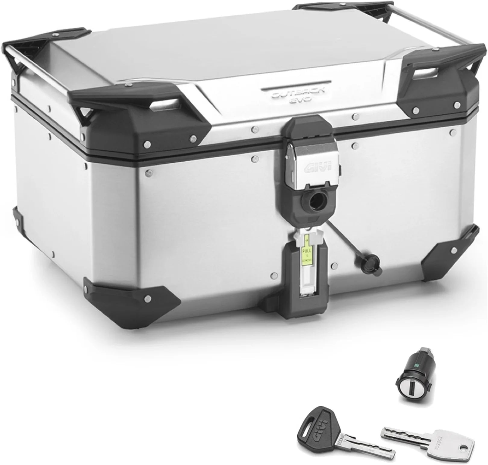 Bauletto Monokey Trekker Outback Evo Smart Alluminio 58 Lt 6Kg Trekker Outback Evo Smart Alluminio - Givi Compatibile Con Ktm 1190 Adventure - R (2013-2016)