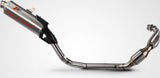 Impianto Di Scarico Completo Non Catalizzato E Con Omologazione Suono Sabbia Acciaio - Zard Compatibile Con Aprilia Tuareg 660 (2022-2023)