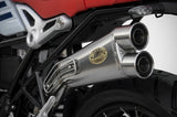 Terminale Di Scarico Con Omologazione Suono Special Edition Acciaio - Zard Compatibile Con Bmw R Nine T 1200 Racer - Pure - Urban G - S (2017-2020)