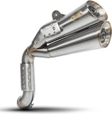 Terminale Di Scarico Con Omologazione Suono Hardy Acciaio - Zard Compatibile Con Bmw R Nine T 1200 Scrambler (2021-2023)