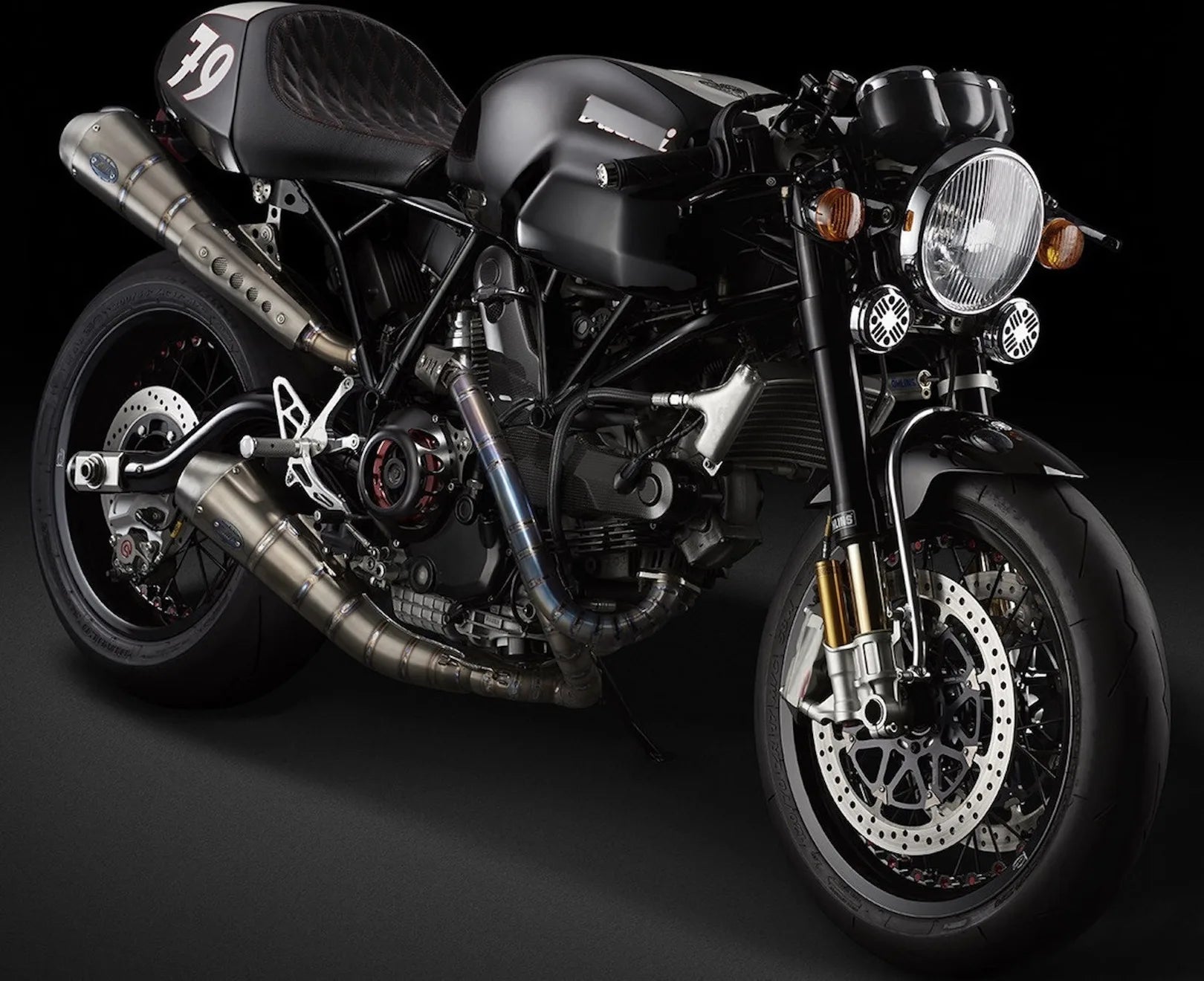 Impianto Di Scarico Completo Catalizzato E Con Omologazione Suono Acciaio - Zard Compatibile Con Ducati Ducati Sport 1000 (2007-2009)