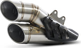 Terminale Di Scarico Con Omologazione Suono Acciaio - Zard Compatibile Con Ducati Xdiavel (2016-2020)