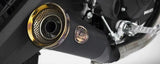 Terminale Di Scarico Con Omologazione Suono Zuma Acciaio Nero Coppa Bronzo - Zard Compatibile Con Ducati Scrambler 800 (2017-2019)