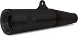 Exhaust Tip With Noise Certification Zuma Steel Black Endcap Aluminium Black - Zard Compatible With Ducati Scrambler 800 (2015-2016)