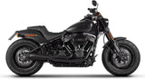 Impianto Di Scarico Completo Catalizzato E Con Omologazione Suono Acciaio Nero Coppa Alluminio Nero - Zard Compatibile Con Harley-Davidson Breakout (2016-2023)