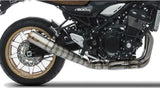 Impianto Di Scarico Completo Catalizzato E Con Omologazione Suono Acciaio - Zard Compatibile Con Kawasaki Z 900 Rs (2018-2020)