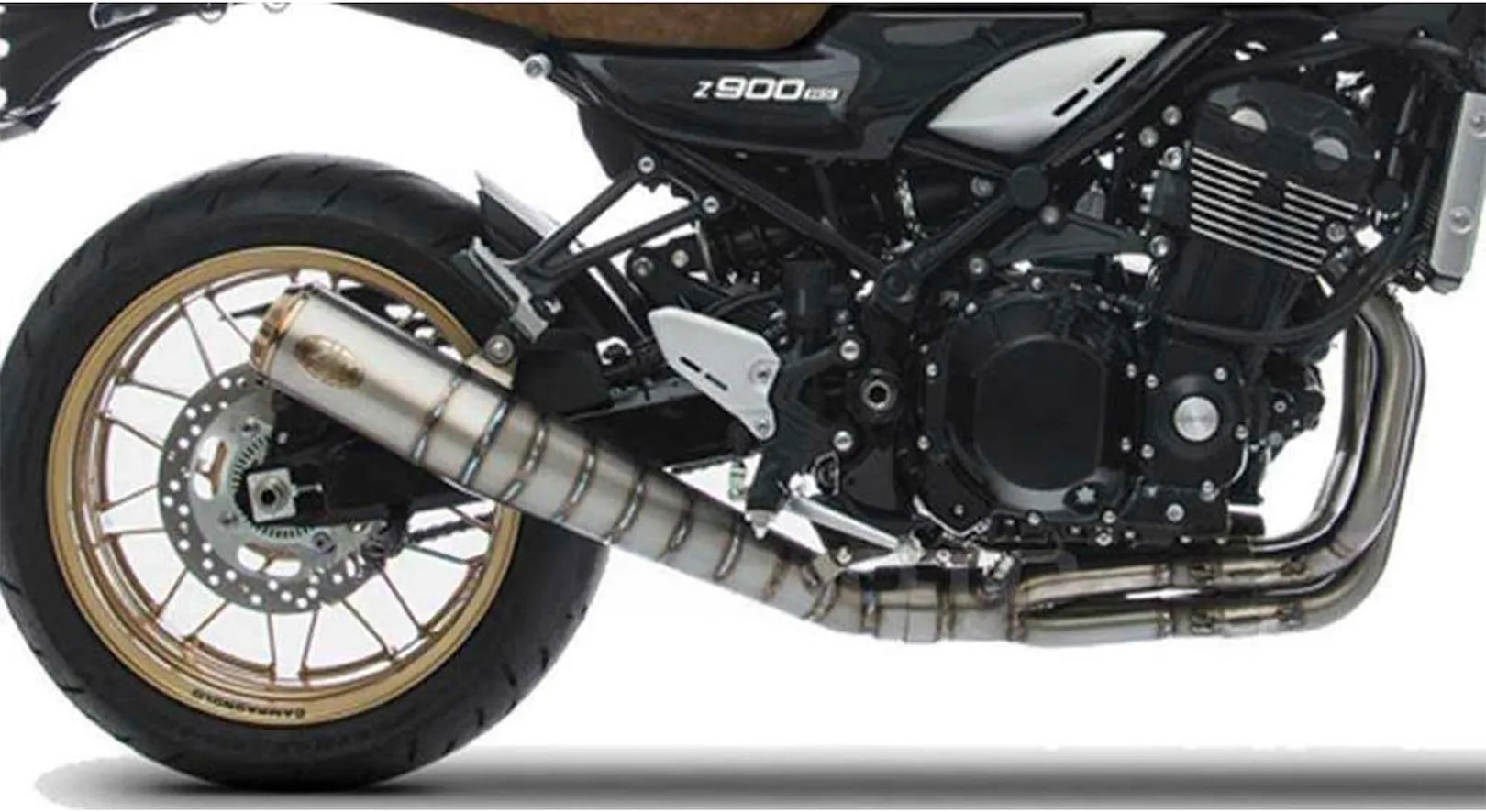 Impianto Di Scarico Completo Catalizzato E Con Omologazione Suono Titanio - Zard Compatibile Con Kawasaki Z 900 Rs (2018-2020)