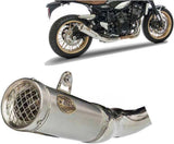 Terminale Di Scarico Con Omologazione Suono Acciaio - Zard Compatibile Con Kawasaki Z 900 Rs (2018-2020)