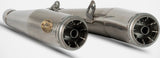 Terminale Di Scarico Con Omologazione Suono Acciaio Lucido - Zard Compatibile Con Moto Guzzi V7 850 (2021-2023)
