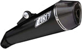 Terminale Di Scarico Con Omologazione Suono Conical Acciaio Nero Coppa Alluminio - Zard Compatibile Con Moto Guzzi Norge (2011-2016)